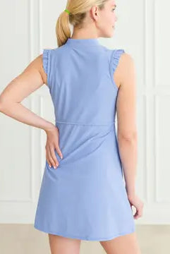 Women's Claire Active Dress Set - Periwinkle-Dresses-Dear Me Southern Boutique, located in DeRidder, Louisiana