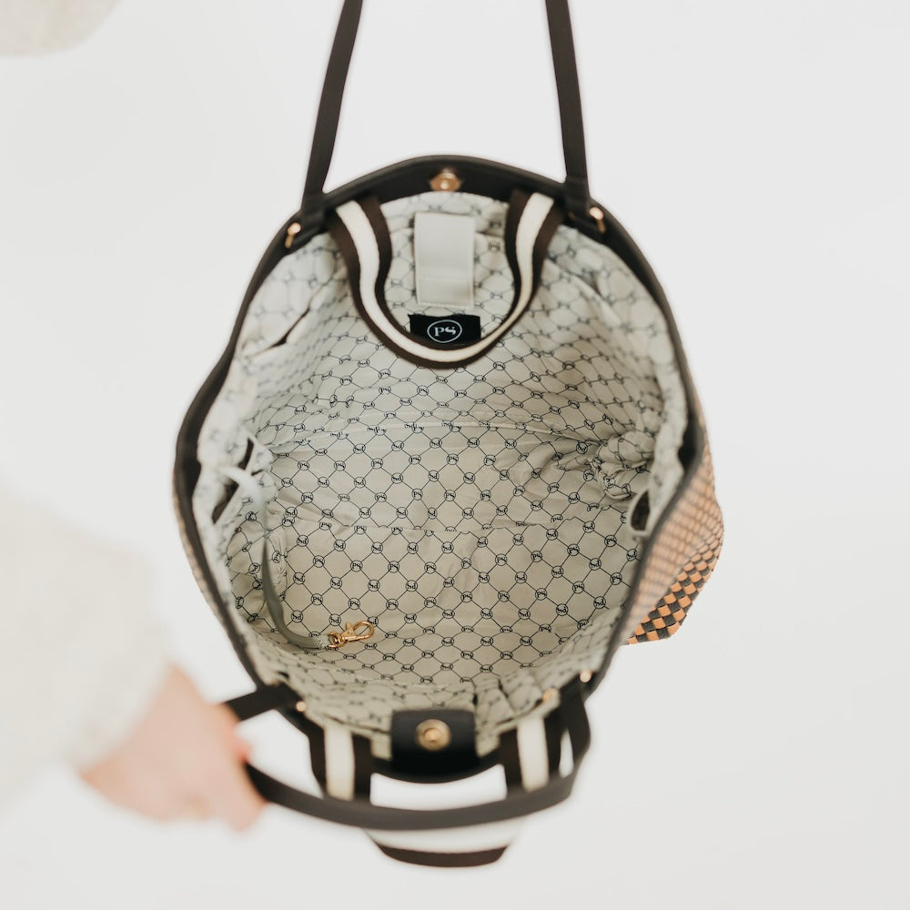 Woven Tiffany Organizer Tote Bag-Presales-Dear Me Southern Boutique, located in DeRidder, Louisiana