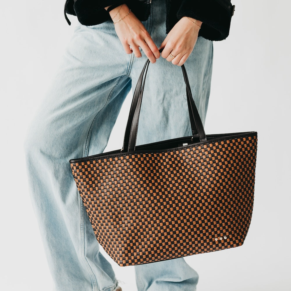 Woven Tiffany Organizer Tote Bag-Presales-Dear Me Southern Boutique, located in DeRidder, Louisiana