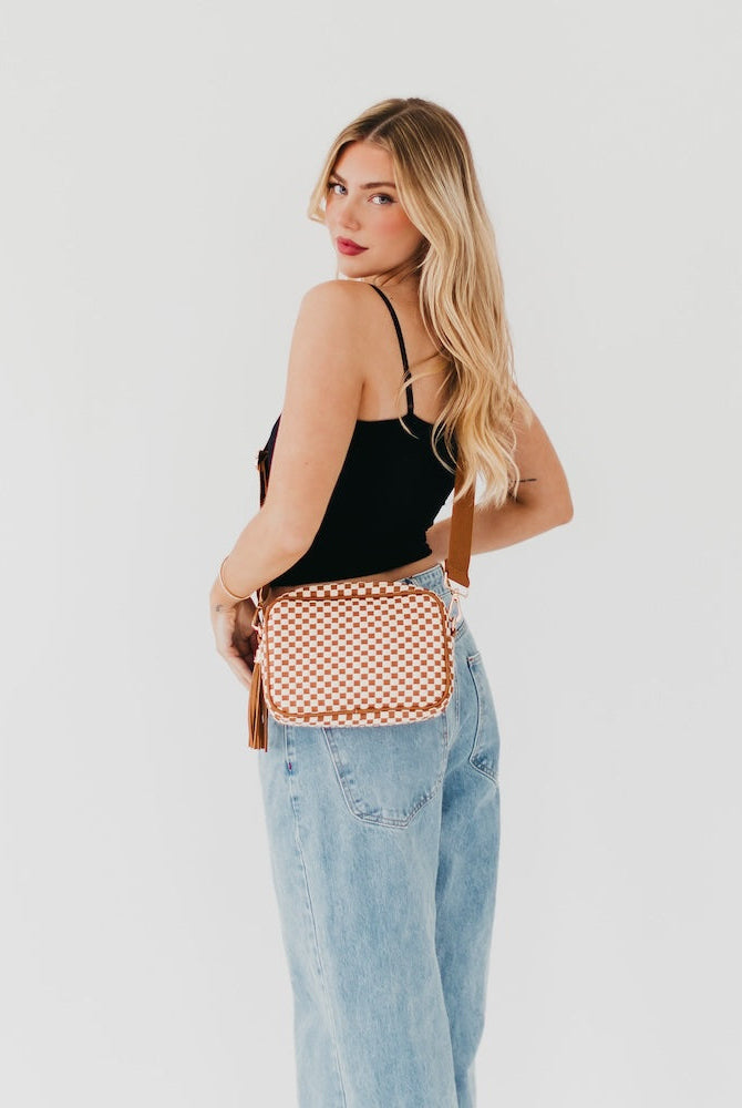 Woven Willow Camera Crossbody Bag-Presales-Dear Me Southern Boutique, located in DeRidder, Louisiana