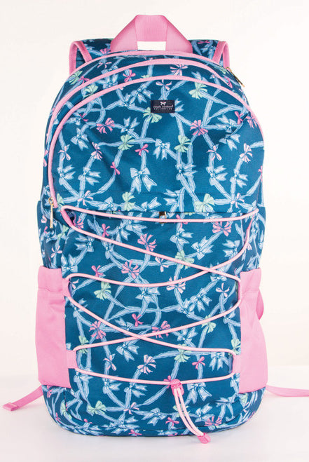 Wrapped In Ribbons Backpack-Tote Bags-Dear Me Southern Boutique, located in DeRidder, Louisiana