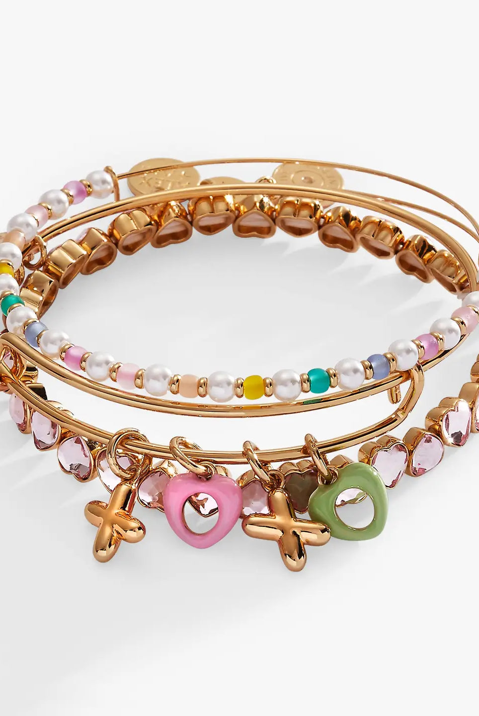 XOXO Bracelet Set-Jewelry - Bracelets-Dear Me Southern Boutique, located in DeRidder, Louisiana