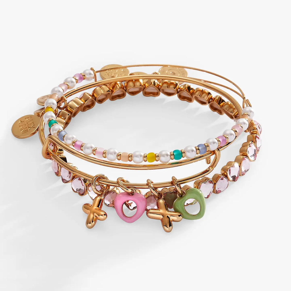 XOXO Bracelet Set-Jewelry - Bracelets-Dear Me Southern Boutique, located in DeRidder, Louisiana