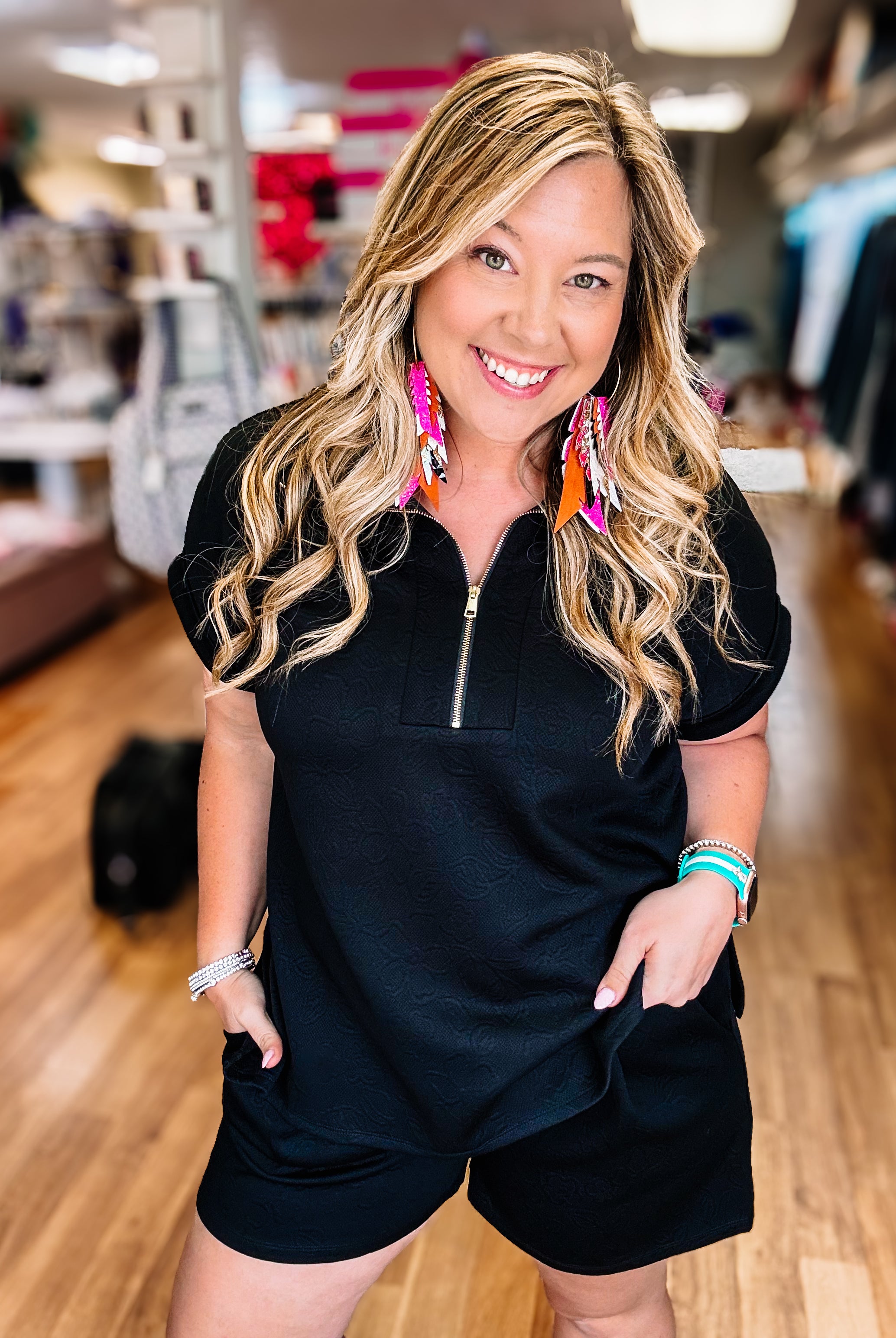Yacht Club Set- Jet Black-Dear Me Southern Boutique, located in DeRidder, Louisiana