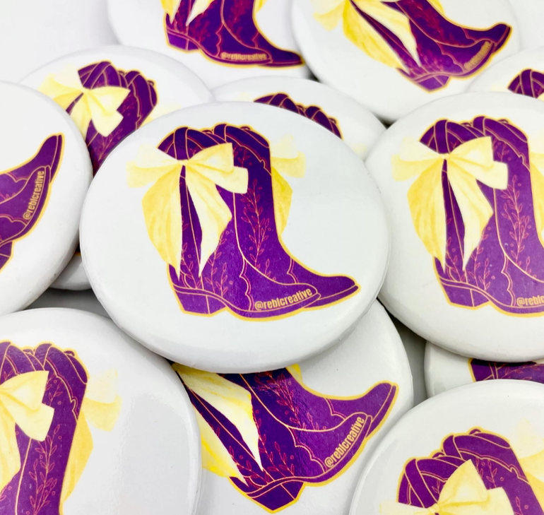 Yeehaw & Geaux Game Day Button-Game Day-Dear Me Southern Boutique, located in DeRidder, Louisiana