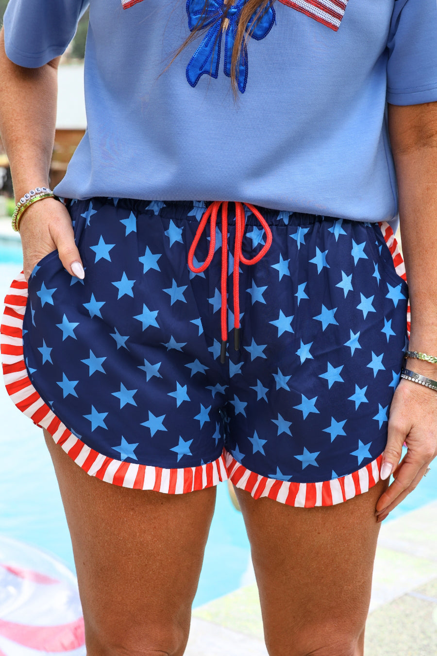 You're My Star Shorts-Bottoms-Dear Me Southern Boutique, located in DeRidder, Louisiana