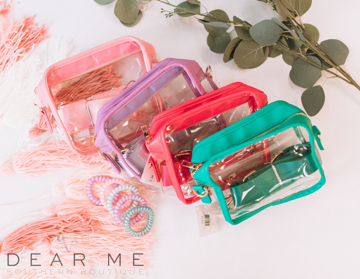 Clear Stadium Crossbody Bag Hotline DearMeBoutique