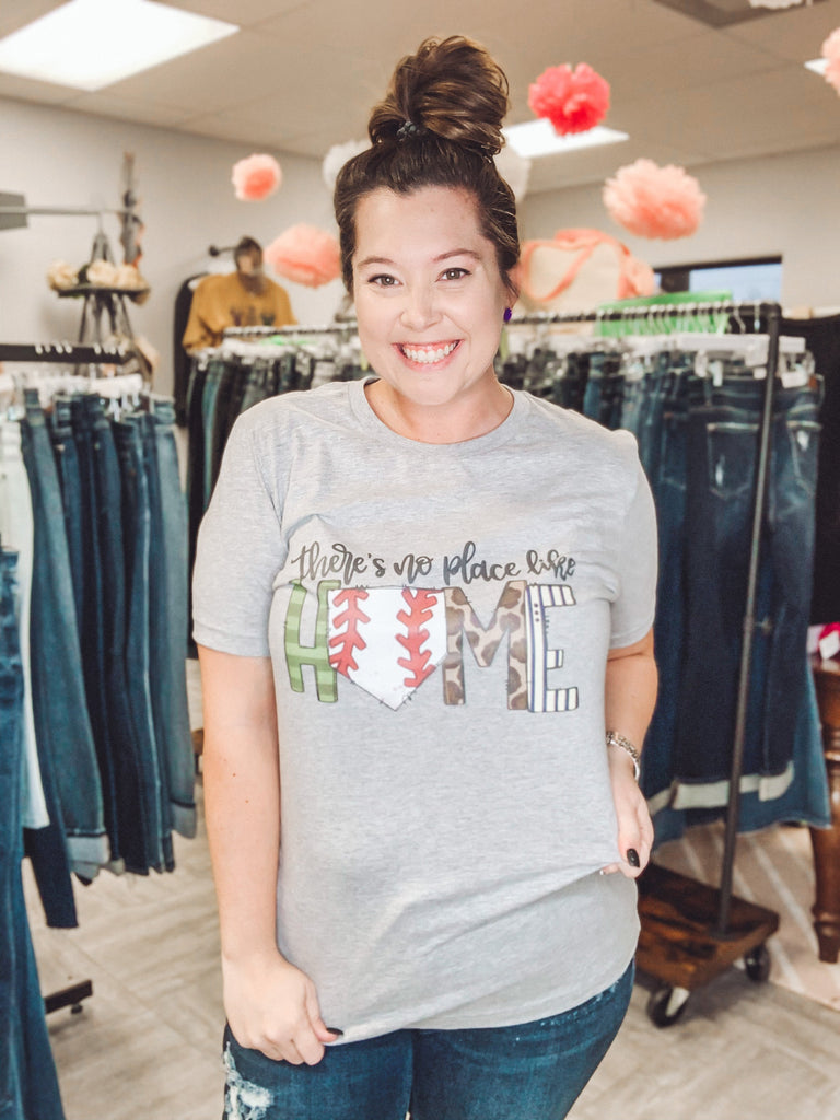 No Place Like Home (Baseball)-Dear Me Southern Boutique, located in DeRidder, Louisiana