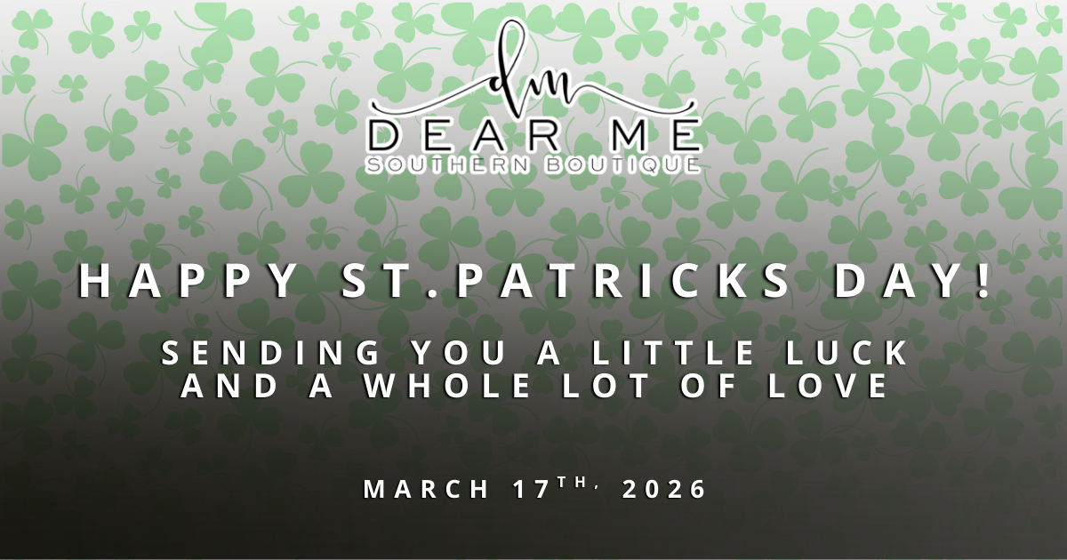 Happy st.patricks day from dear me southern.