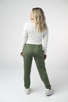 08.21 EN ROUTE Cloud Joggers - Olive-bottoms-Dear Me Southern Boutique, located in DeRidder, Louisiana