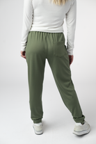 08.21 EN ROUTE Cloud Joggers - Olive-bottoms-Dear Me Southern Boutique, located in DeRidder, Louisiana