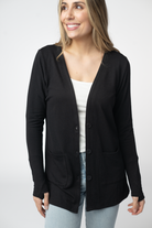 08.21 EN ROUTE Cori Cardigan - Black-Cardigan-Dear Me Southern Boutique, located in DeRidder, Louisiana
