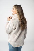09.02 EN ROUTE Ryan 1/4 Zip Sherpa - Camel-outerwear-Dear Me Southern Boutique, located in DeRidder, Louisiana