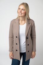 09.09 EN ROUTE Scarlett Sweater Jacket - Mocha-Jacket-Dear Me Southern Boutique, located in DeRidder, Louisiana