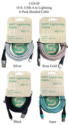 2-Pack 10ft Lightning Cables-Dear Me Southern Boutique, located in DeRidder, Louisiana