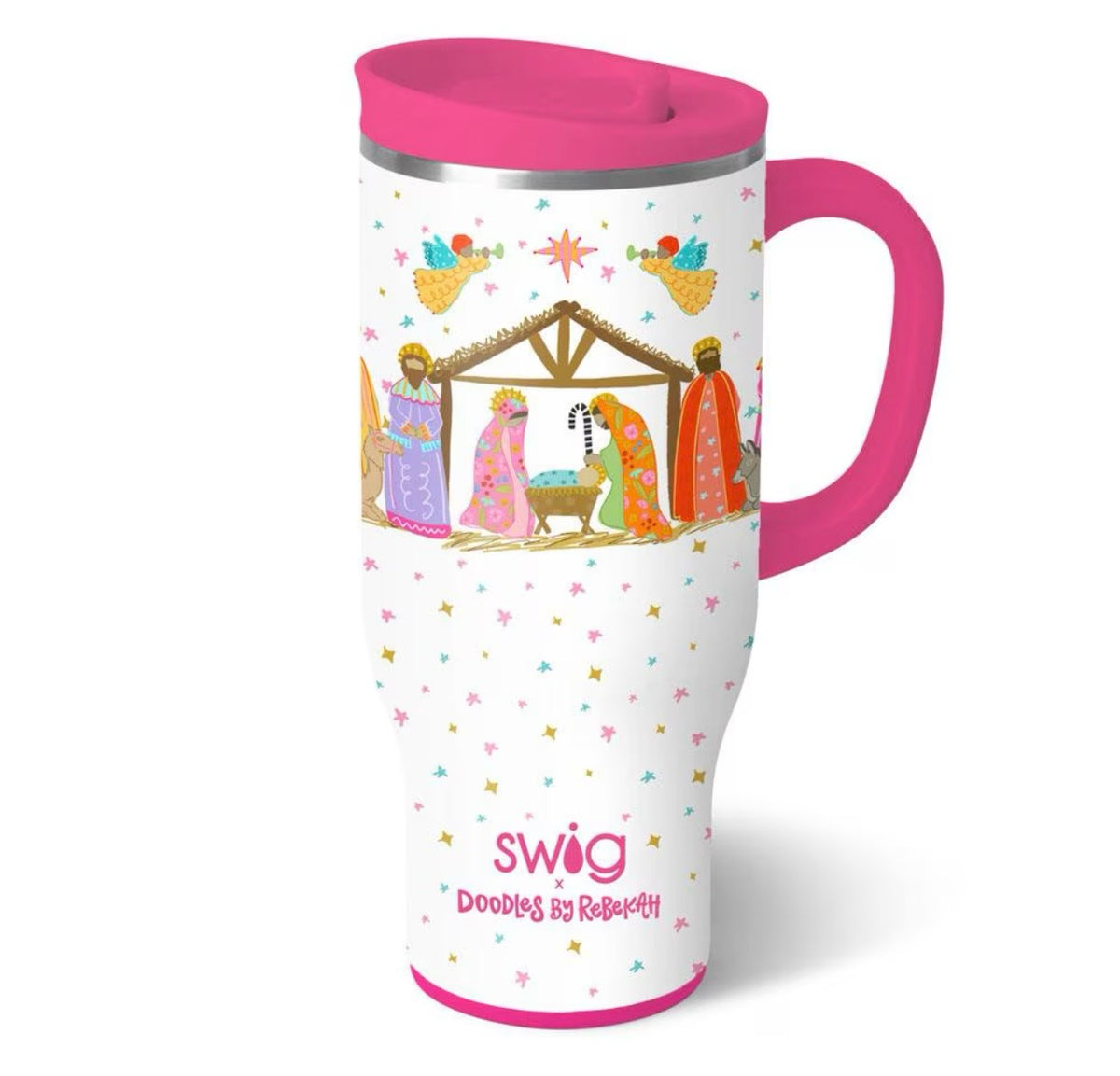 A Thrill Of Hope Travel Mug 24oz-Drinkwear-Dear Me Southern Boutique, located in DeRidder, Louisiana