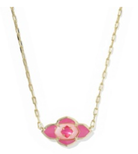 Abbie Medallion Gold Necklace-Jewelry - Necklaces-Dear Me Southern Boutique, located in DeRidder, Louisiana