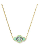 Abbie Medallion Gold Necklace-Jewelry - Necklaces-Dear Me Southern Boutique, located in DeRidder, Louisiana
