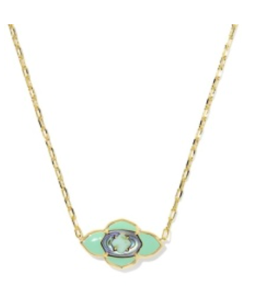 Abbie Medallion Gold Necklace-Jewelry - Necklaces-Dear Me Southern Boutique, located in DeRidder, Louisiana