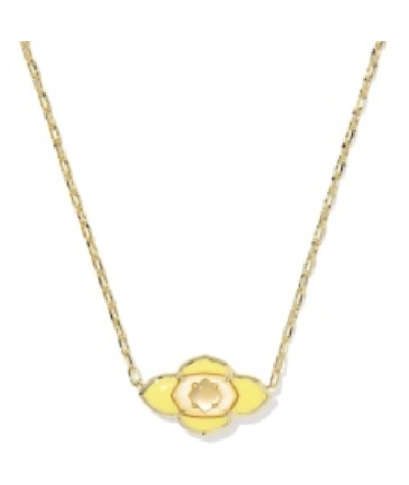 Abbie Medallion Gold Necklace-Jewelry - Necklaces-Dear Me Southern Boutique, located in DeRidder, Louisiana