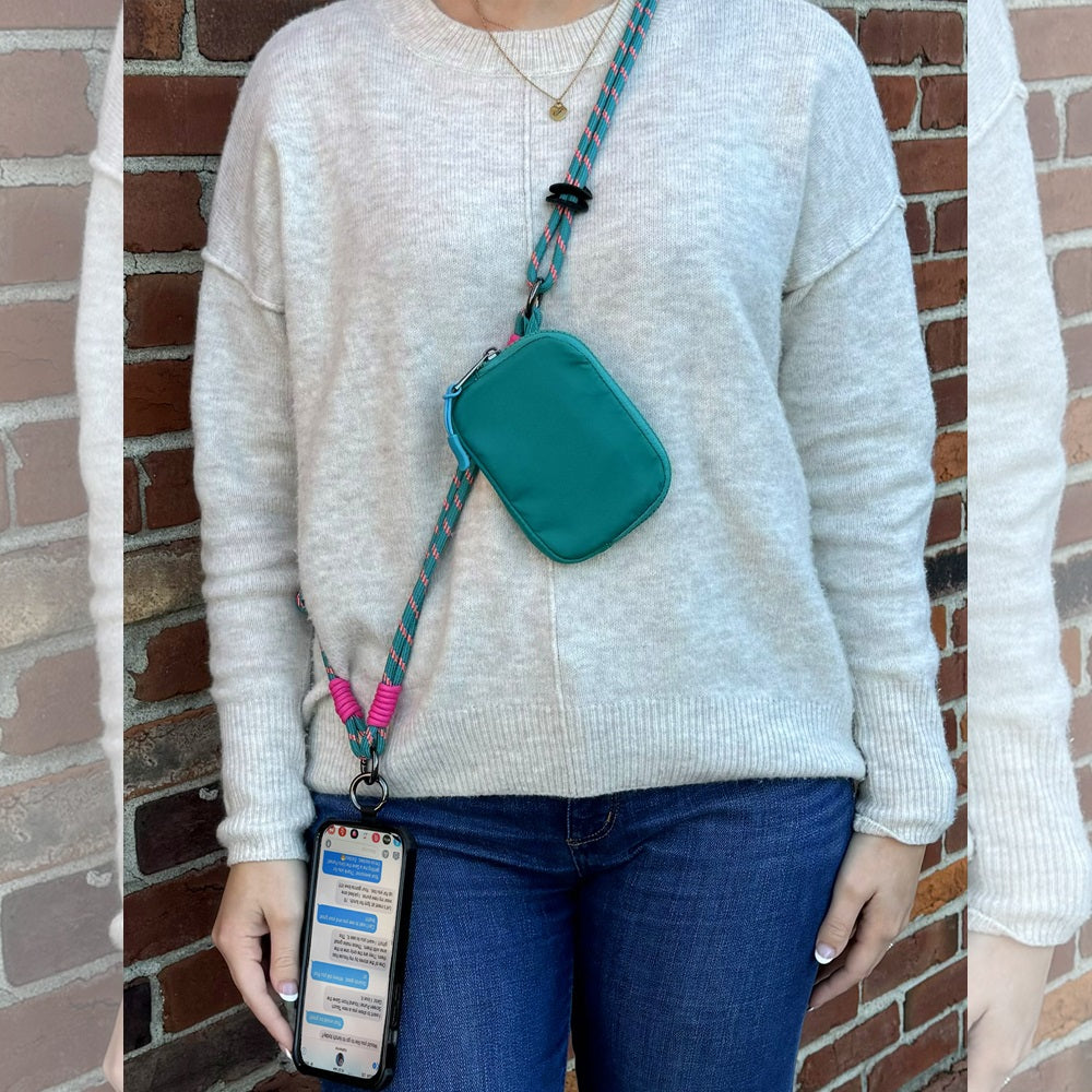 Active Crossbody w/RFID Pouch Twin Rope-Bags/Purses-Dear Me Southern Boutique, located in DeRidder, Louisiana