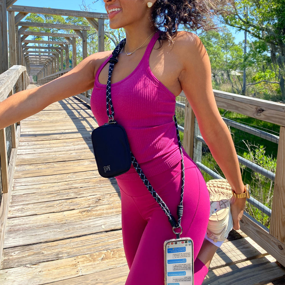 Active Crossbody w/RFID Pouch Twin Rope-Bags/Purses-Dear Me Southern Boutique, located in DeRidder, Louisiana