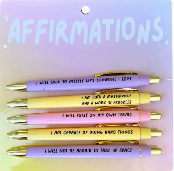 Affirmations Pen Set-Gifts-Dear Me Southern Boutique, located in DeRidder, Louisiana