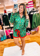 All I Want For Christmas Pajama Set-Pajamas-Dear Me Southern Boutique, located in DeRidder, Louisiana