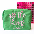 All The Things Travel Pouch-Gift Bags-Dear Me Southern Boutique, located in DeRidder, Louisiana