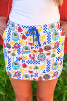 Amalfi Mood Crawfish Everyday Skort-Skort-Dear Me Southern Boutique, located in DeRidder, Louisiana