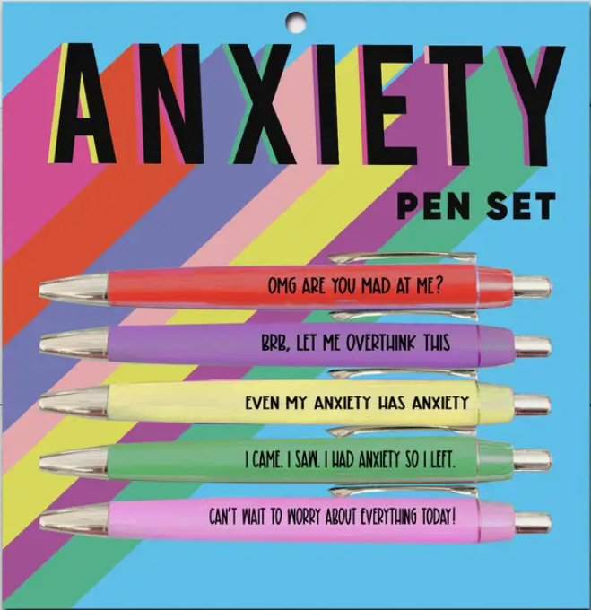 Anxiety Pen Set-Pens-Dear Me Southern Boutique, located in DeRidder, Louisiana