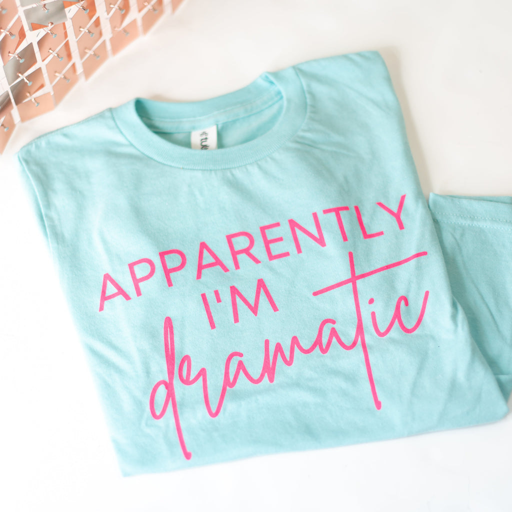 Apparently I'm Dramatic kids tee-Kids-Dear Me Southern Boutique, located in DeRidder, Louisiana