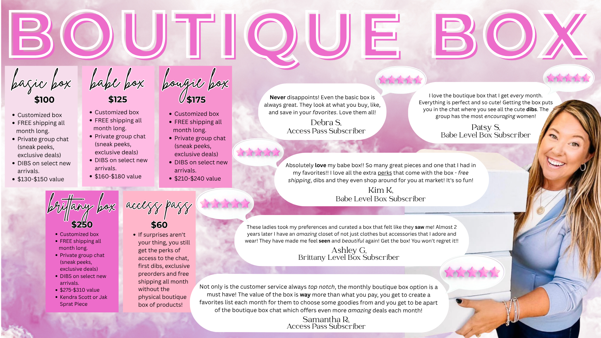 April Dear Me Boutique Boxes-Boutique Box-Dear Me Southern Boutique, located in DeRidder, Louisiana