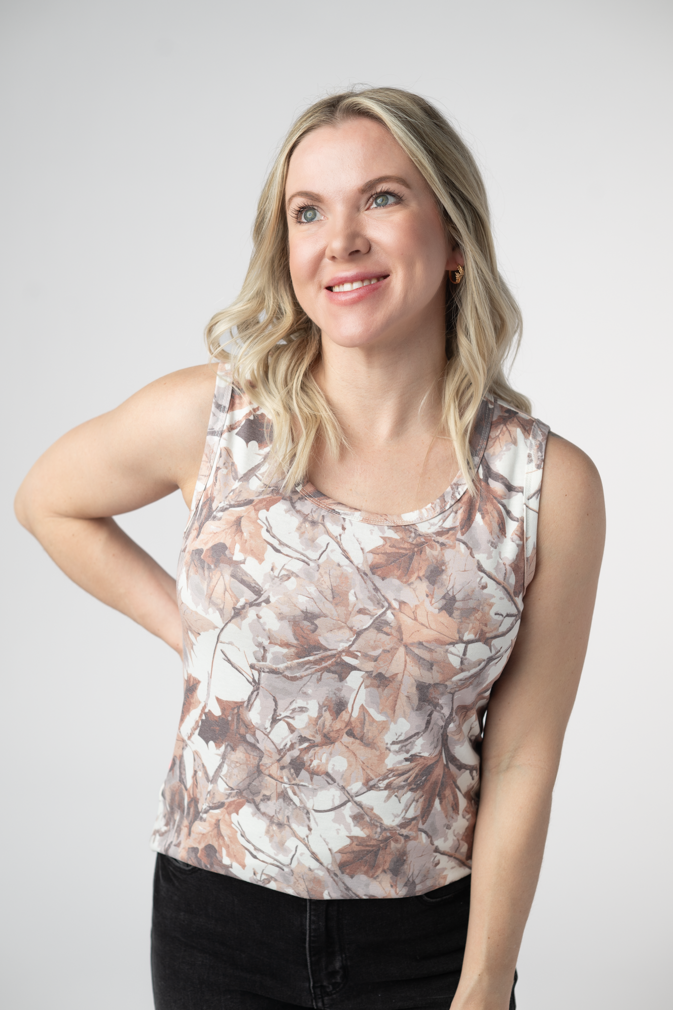 Ava Tank - Woodsy Camo-tank-Dear Me Southern Boutique, located in DeRidder, Louisiana