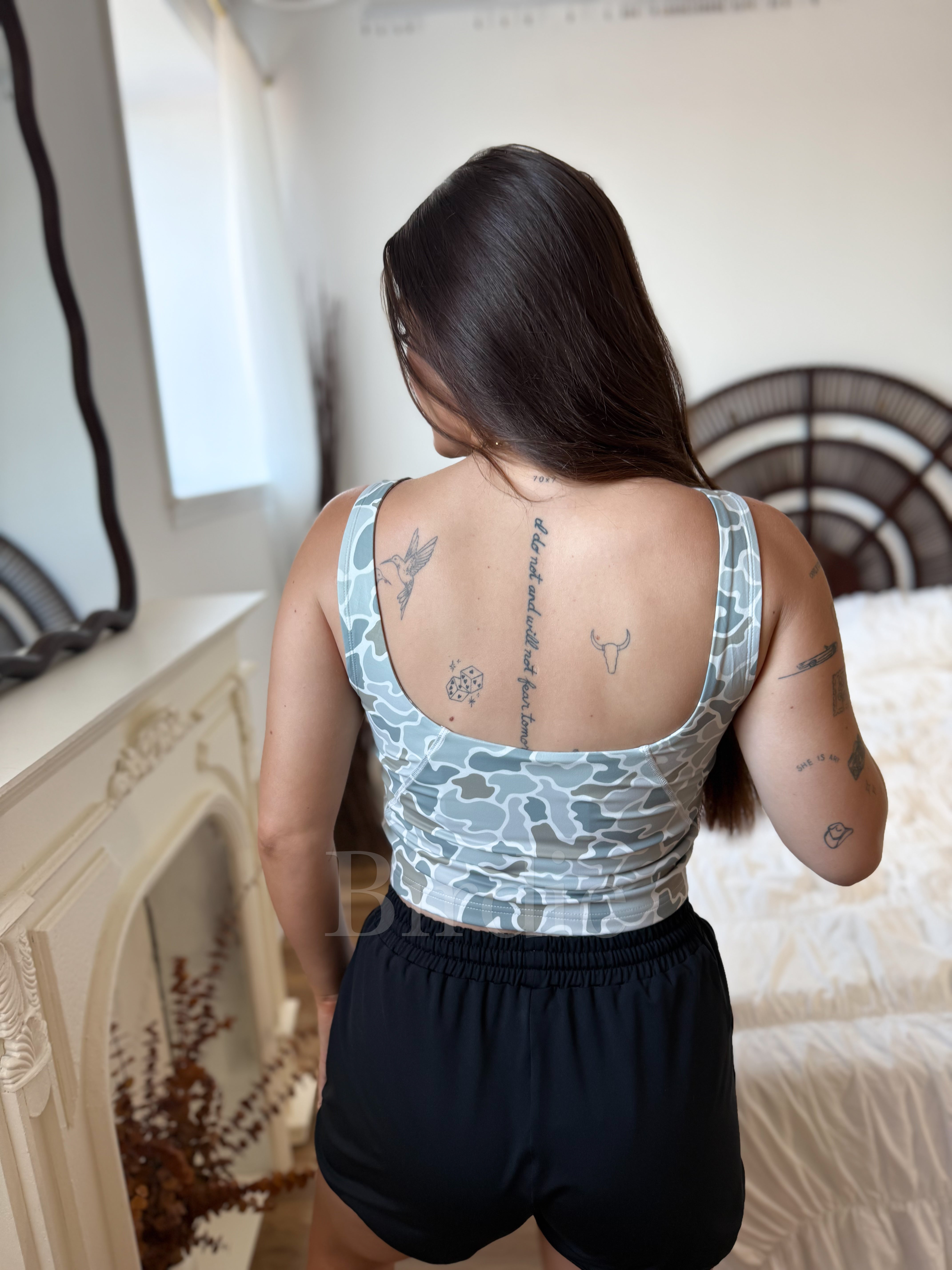 BIRDIE Core Motion Brami in Sage Green Duck Camo-Presales-Dear Me Southern Boutique, located in DeRidder, Louisiana