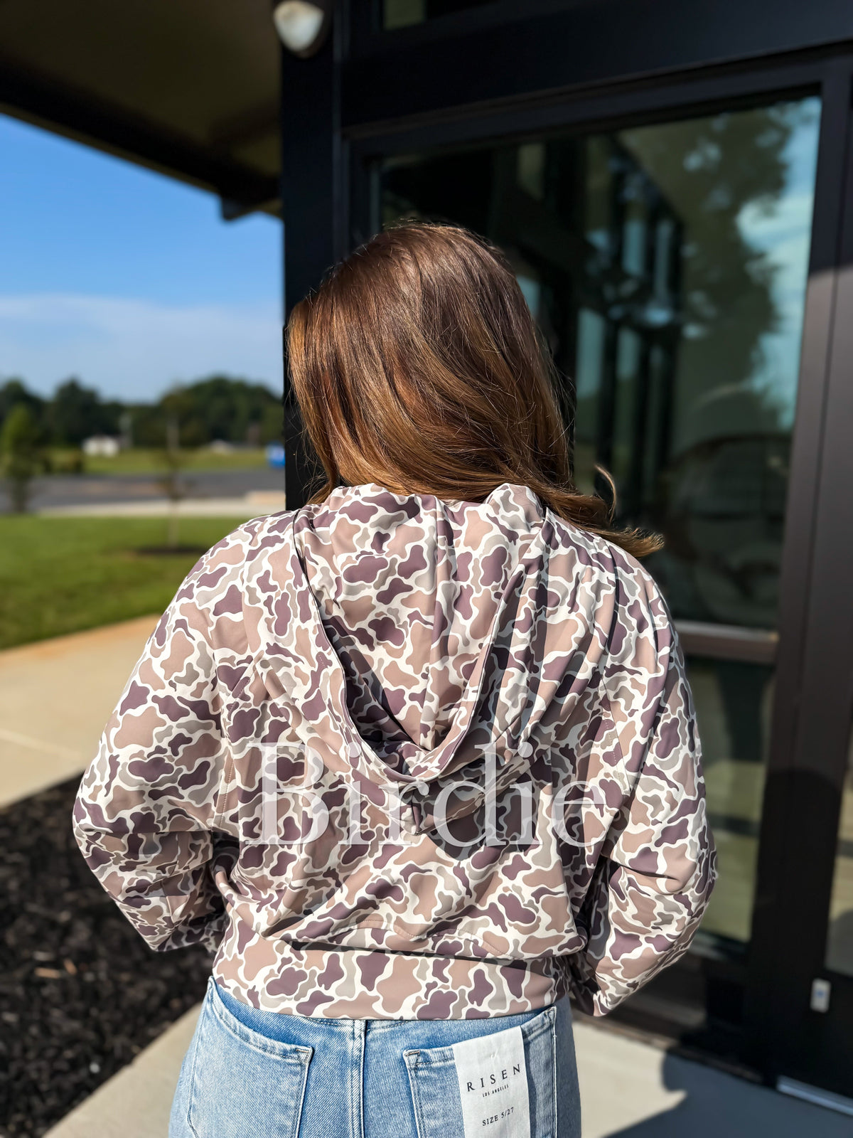 BIRDIE Duck Camo Quarter Zip Pullover-Presales-Dear Me Southern Boutique, located in DeRidder, Louisiana