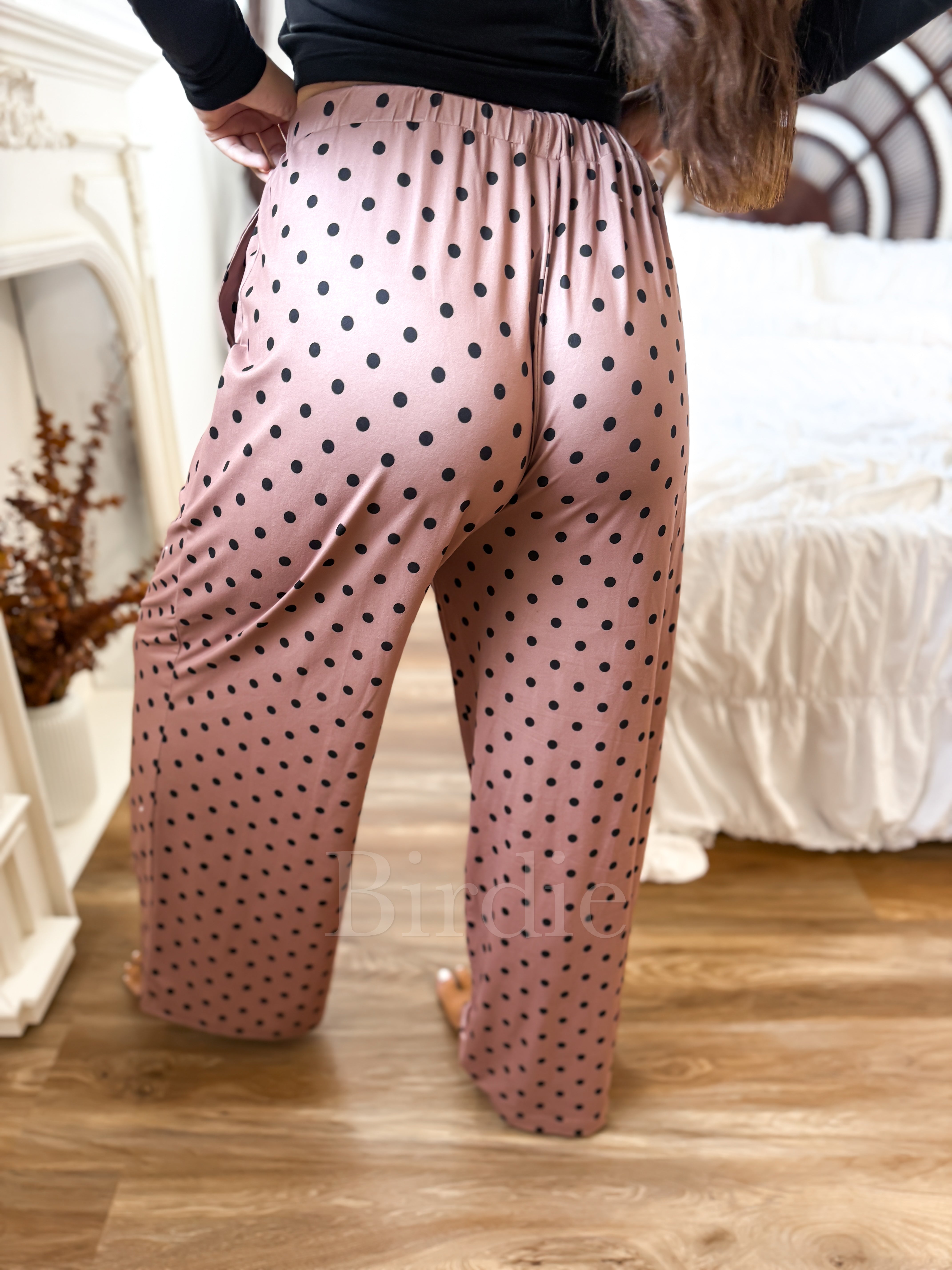BIRDIE Stretchy Lounge Pants 2.0 in Autumn Sprinkle-Presales-Dear Me Southern Boutique, located in DeRidder, Louisiana