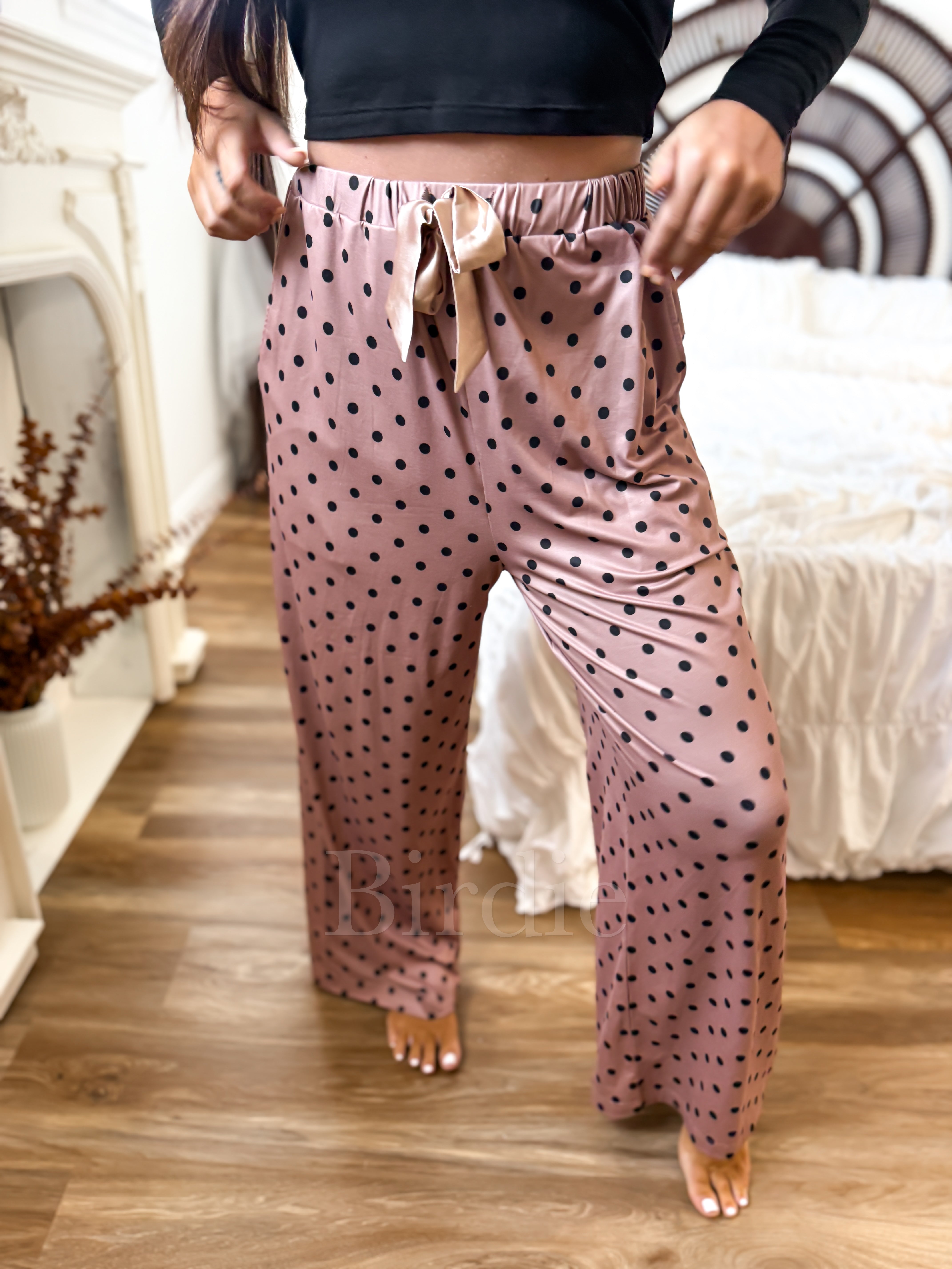 BIRDIE Stretchy Lounge Pants 2.0 in Autumn Sprinkle-Presales-Dear Me Southern Boutique, located in DeRidder, Louisiana