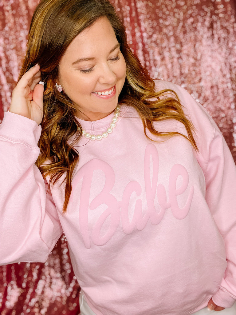 Babe Pullover-Tops-Dear Me Southern Boutique, located in DeRidder, Louisiana