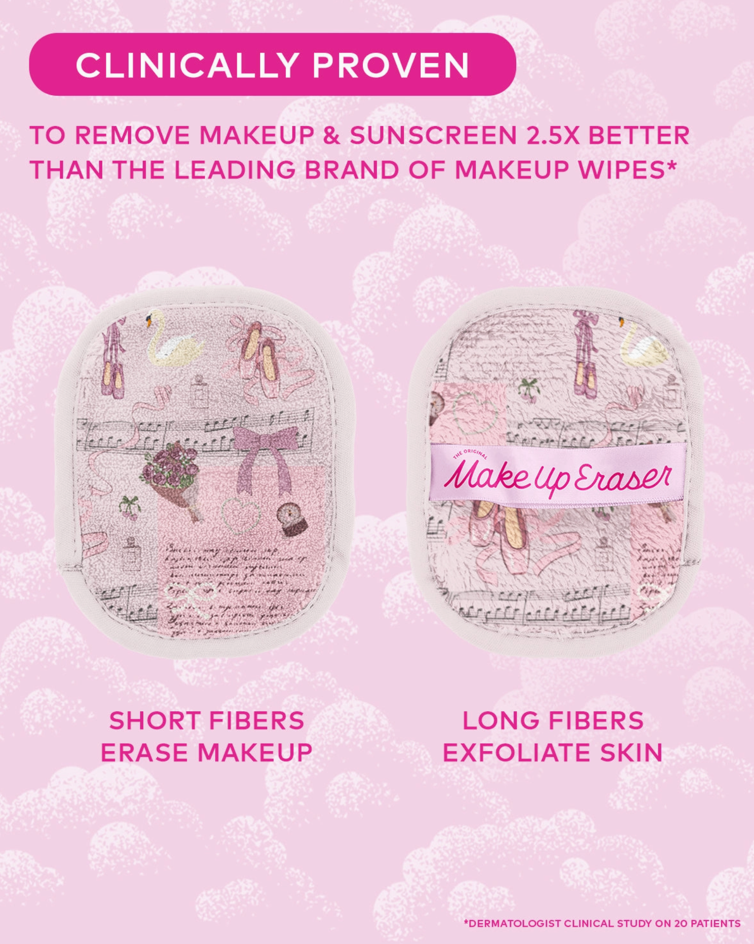 Ballet Core 7-Day Set Makeup Eraser Set-Skin Care-Dear Me Southern Boutique, located in DeRidder, Louisiana