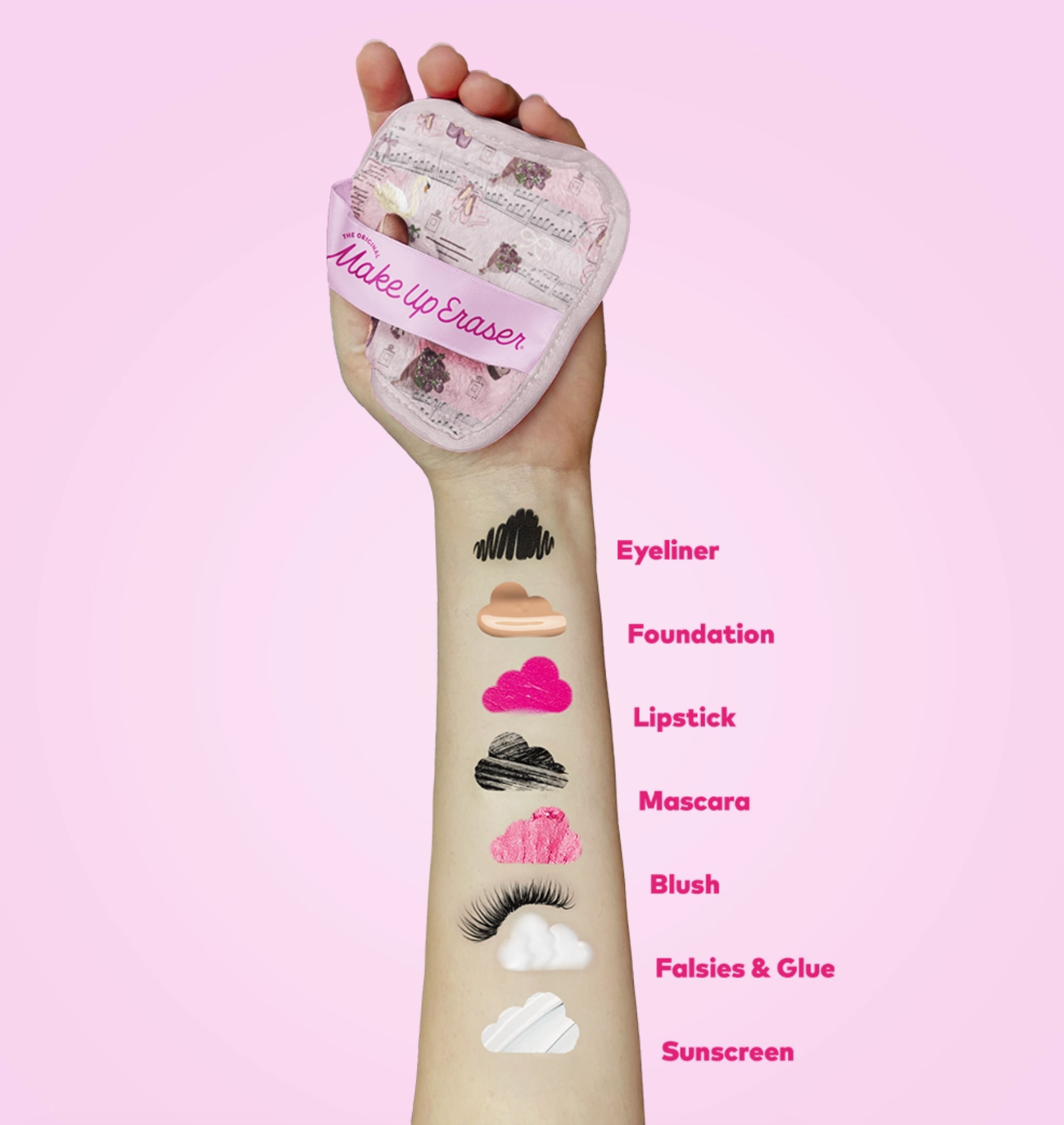 Ballet Core 7-Day Set Makeup Eraser Set-Skin Care-Dear Me Southern Boutique, located in DeRidder, Louisiana