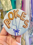 Balloons - Pokes - Game Day Button-Dear Me Southern Boutique, located in DeRidder, Louisiana