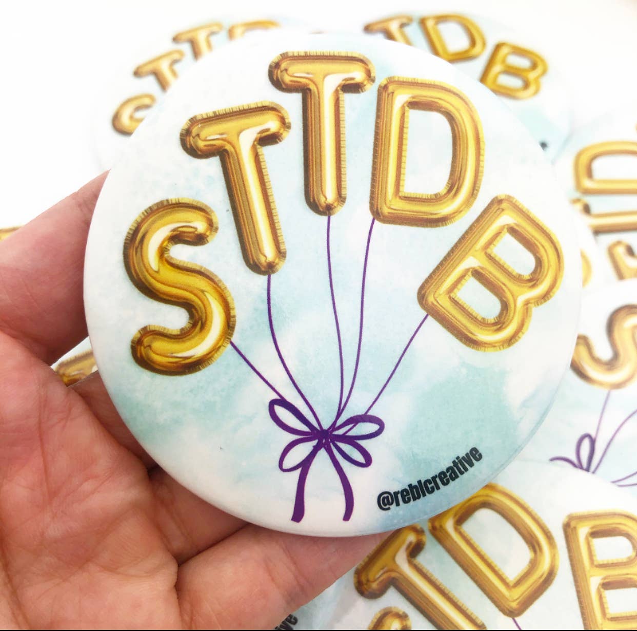 Balloons - STTDB - Game Day Button-Dear Me Southern Boutique, located in DeRidder, Louisiana