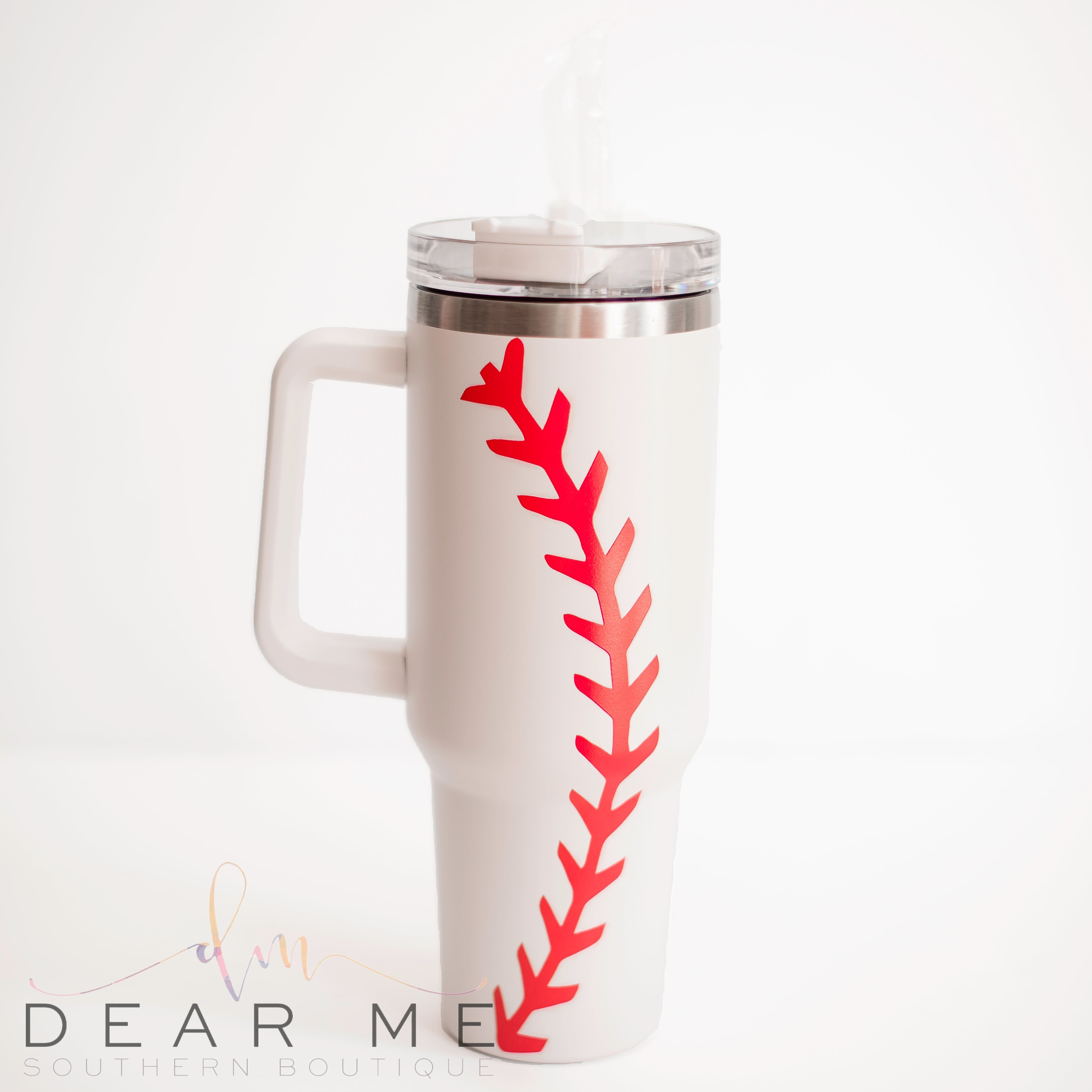 Baseball Travel Tumbler-Tumblers-Dear Me Southern Boutique, located in DeRidder, Louisiana