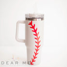 Baseball Travel Tumbler-Tumblers/Mugs-Dear Me Southern Boutique, located in DeRidder, Louisiana