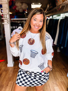 Basket-Bling Pullover-Dear Me Southern Boutique, located in DeRidder, Louisiana