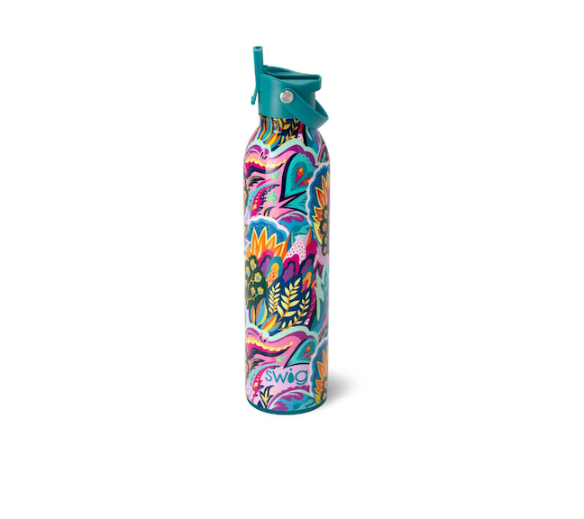 Bazaar Swig Flip + Sip Bottle-Water Bottles-Dear Me Southern Boutique, located in DeRidder, Louisiana