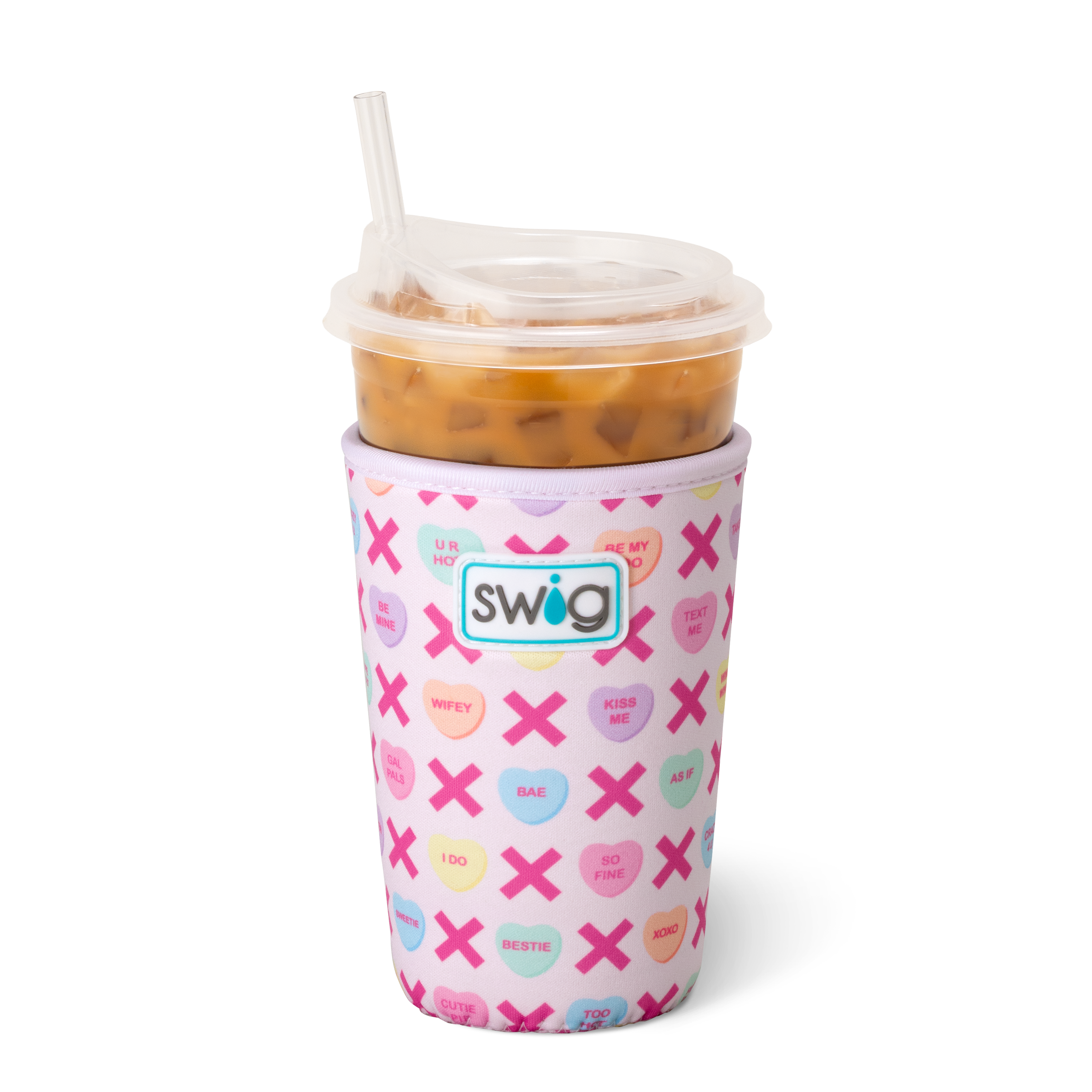 Be Mine Swig Iced Cup Coolie-Drink Coolies-Dear Me Southern Boutique, located in DeRidder, Louisiana