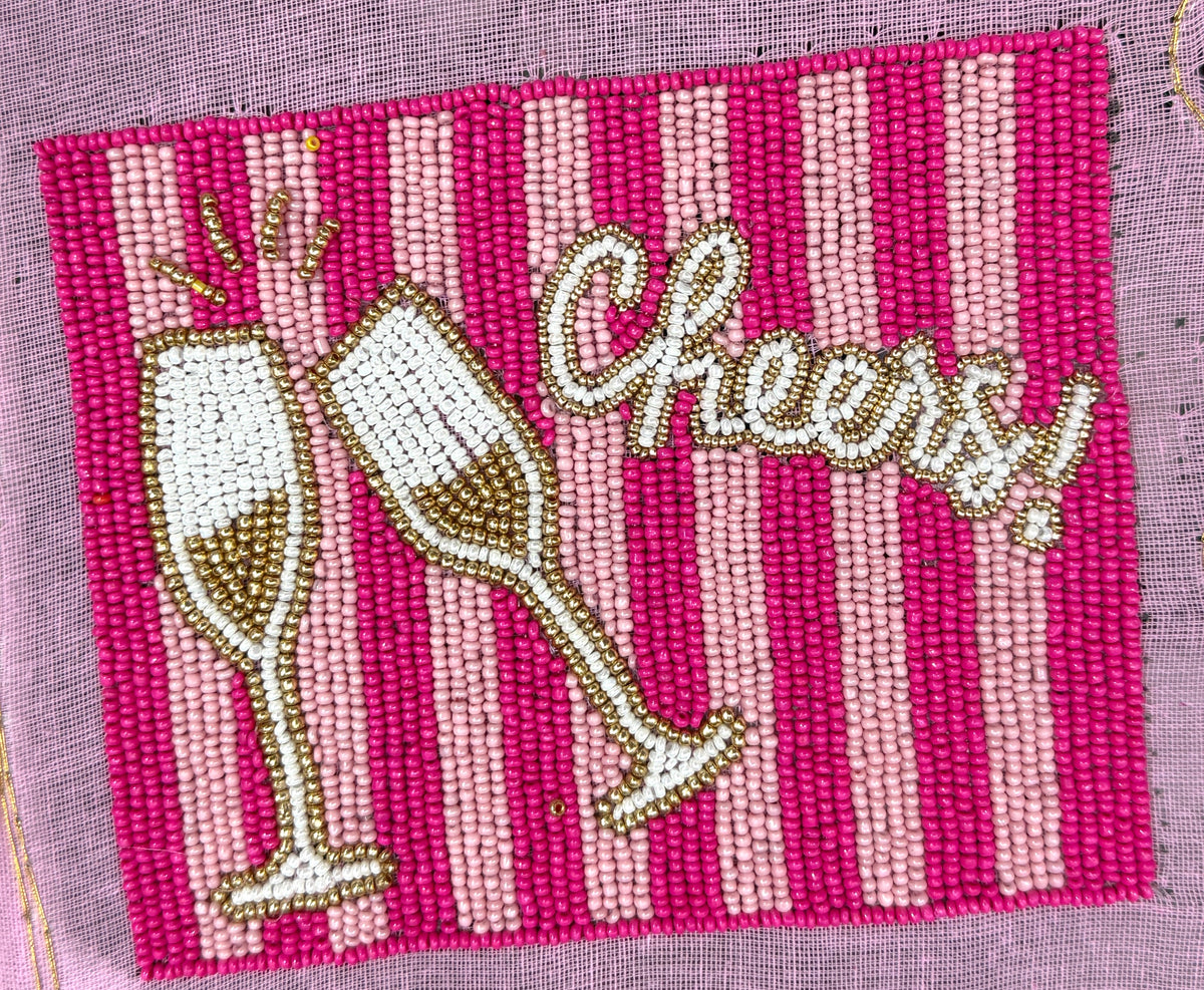 Beaded Coin Purse- Cheers-Presales-Dear Me Southern Boutique, located in DeRidder, Louisiana
