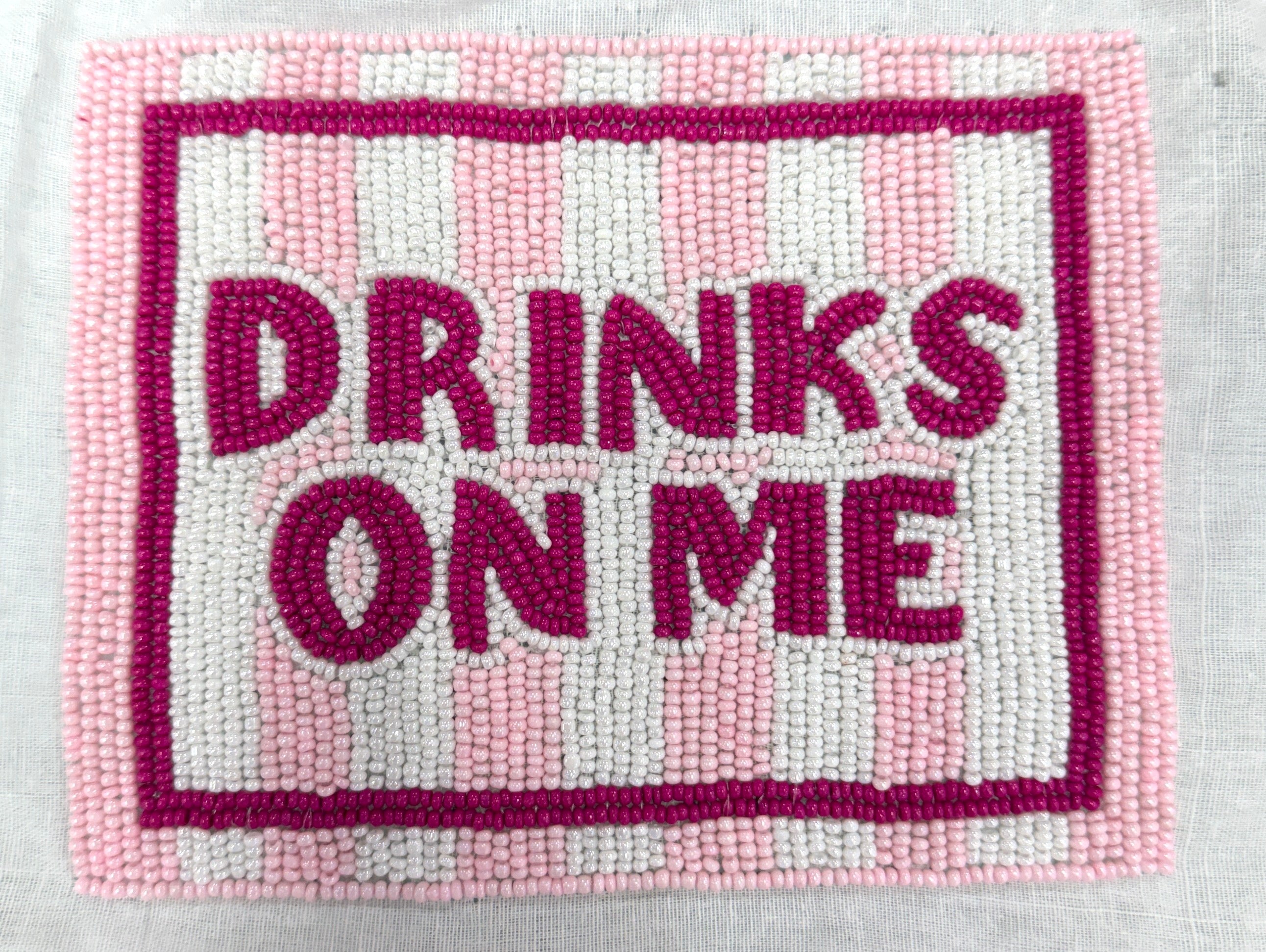 Beaded Coin Purse- Drinks on Me-Presales-Dear Me Southern Boutique, located in DeRidder, Louisiana